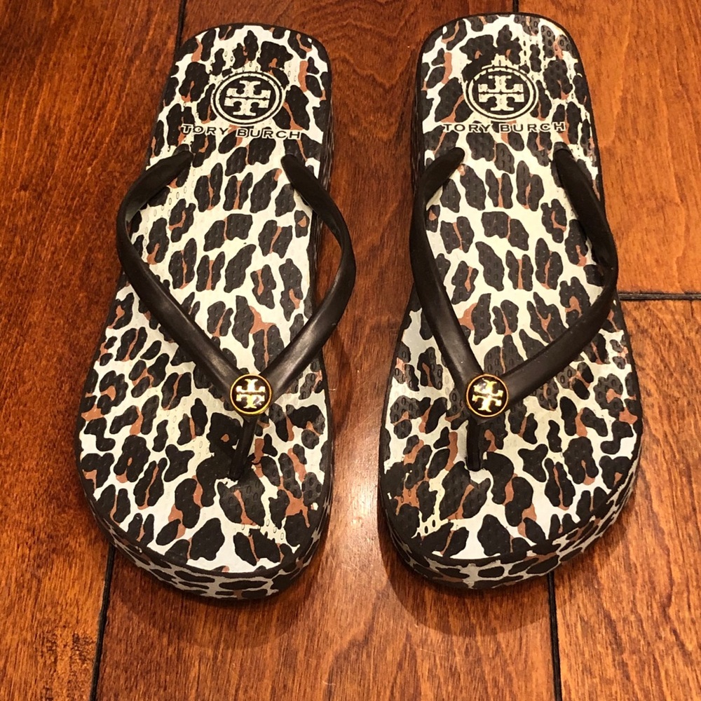 Tory Burch platform flip flops
